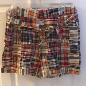 Plaid shorts